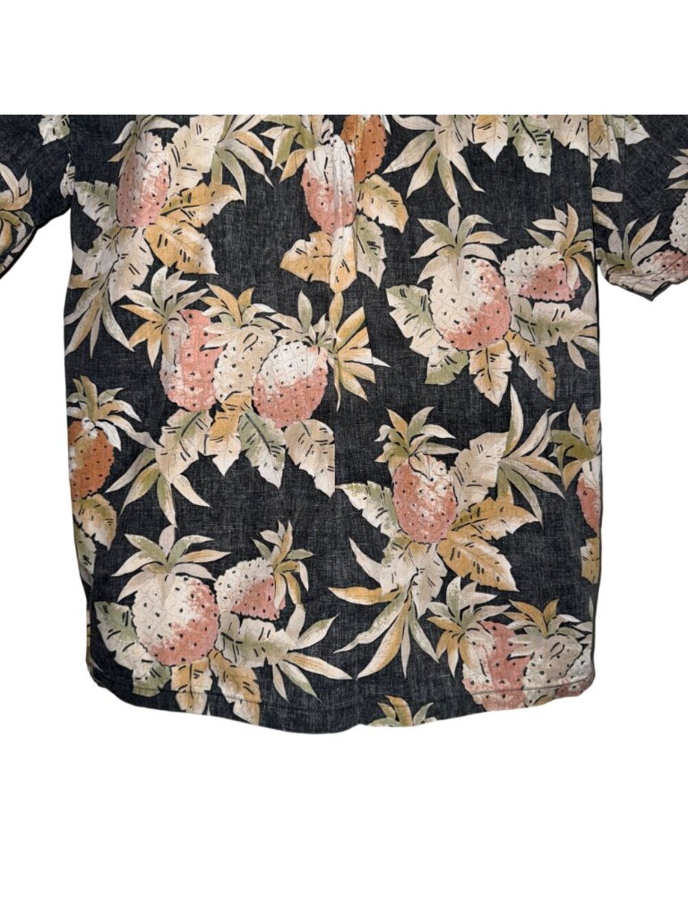 VTG Cooke Street Button Shirt Mens 2XL Pineapple Colorful Hawaiian Vacation - Picture 6 of 7